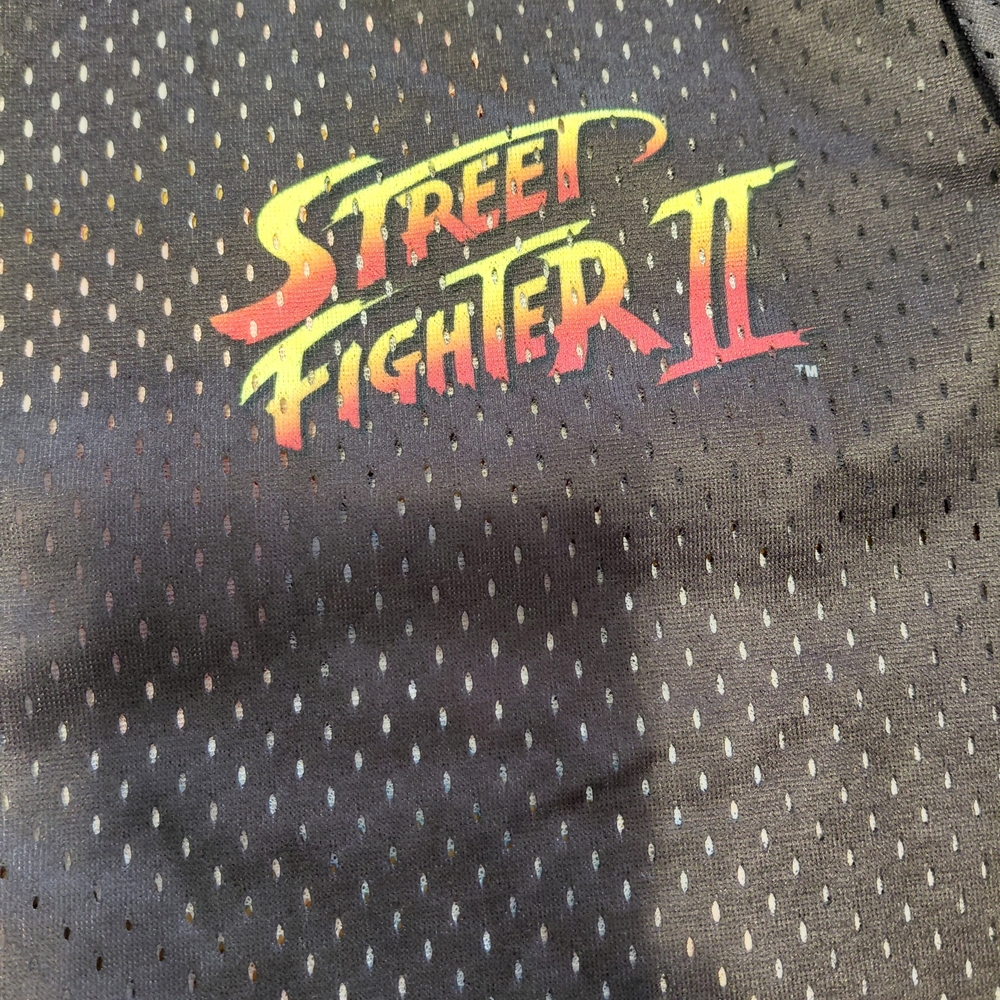 NWT Street Fighter II Mesh Baseball Jersey Capcom Ryu Chun-Li Gaming Medium - Picture 4 of 5